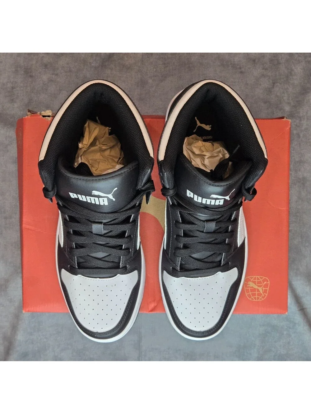 PUMA Rebound LayUp SL - Black / White (369573-01) Men's 10.5 BRAND NEW IN BOX